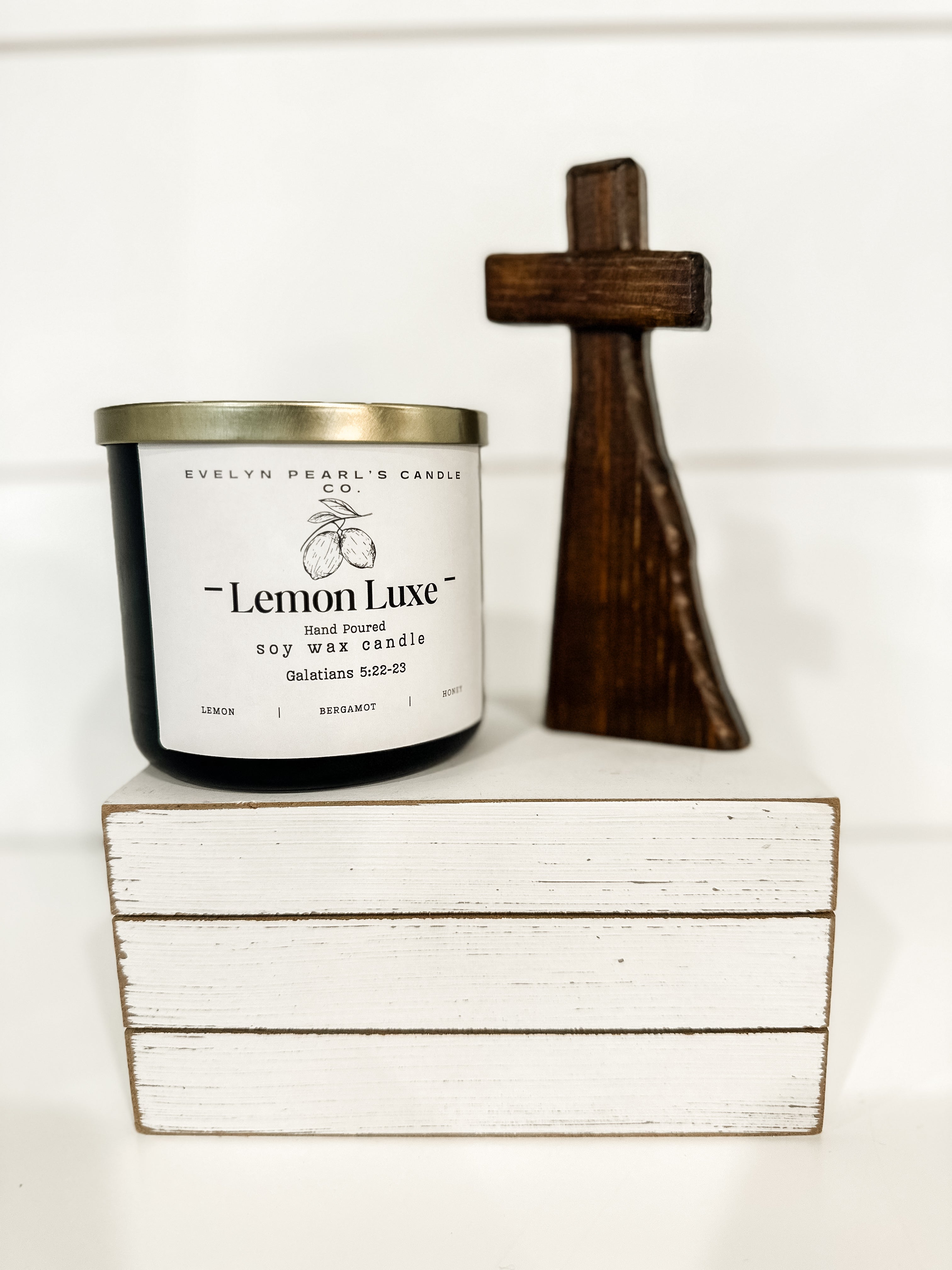 Lemon Luxe 17 oz 3 wick