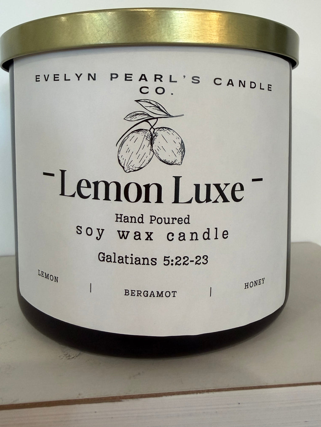 Lemon Luxe 17 oz 3 wick