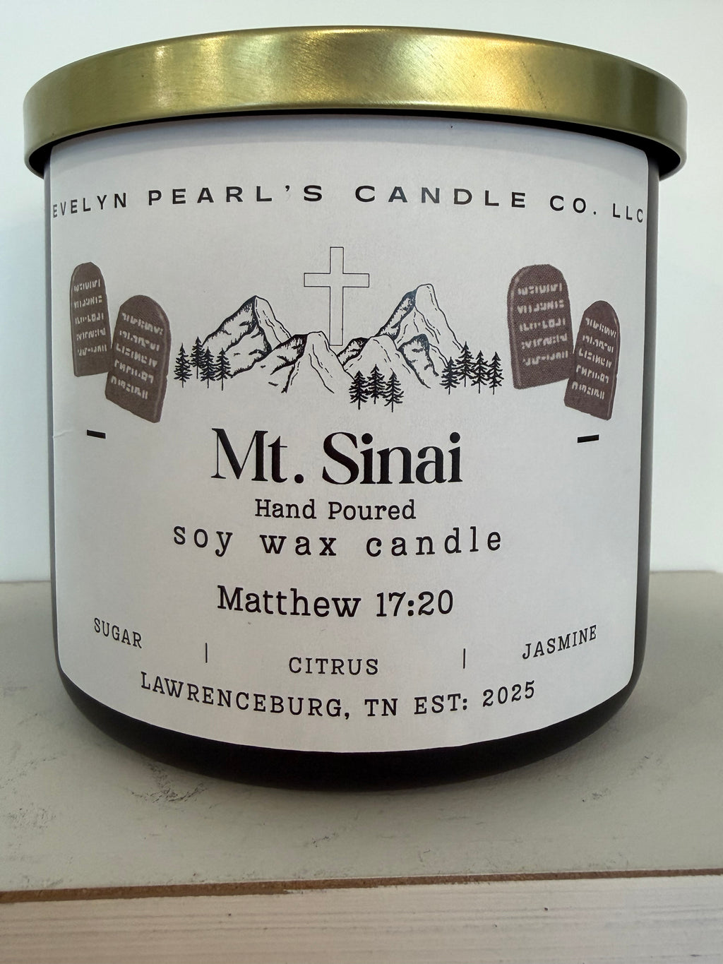 Mt. Sinai 17 oz 3 wick