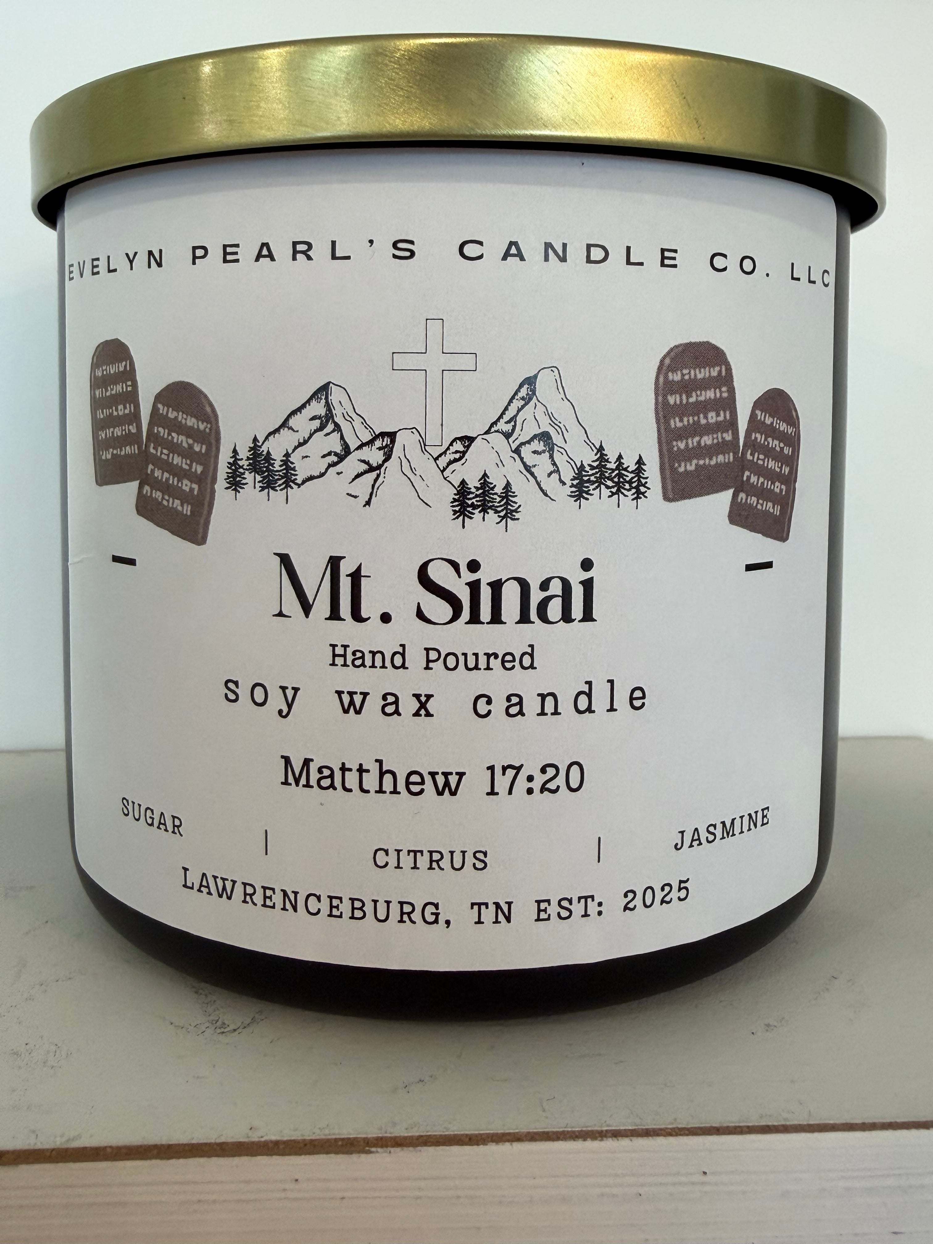 Mt. Sinai 17 oz 3 wick