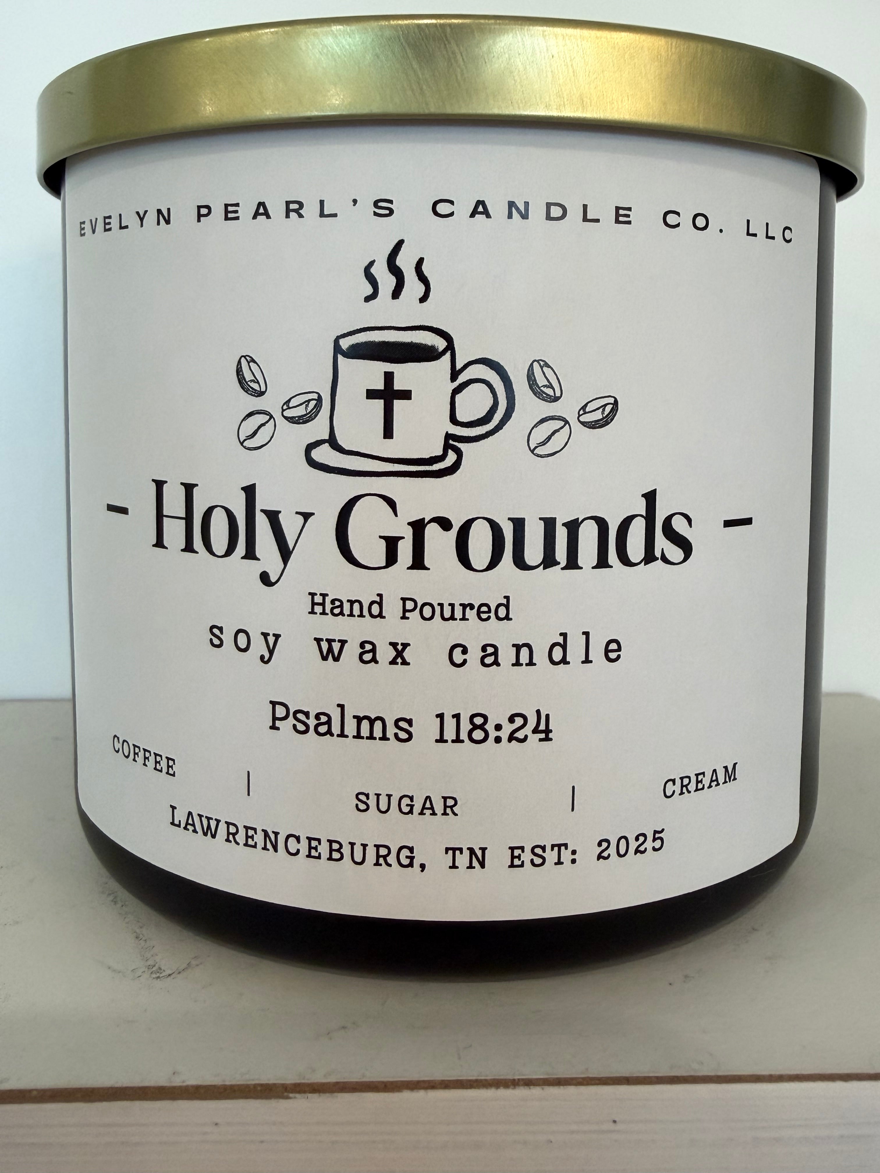 Holy Grounds 17 oz 3 wick